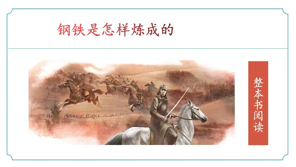 新人教部编版语文七下 第五单元《钢铁是怎样炼成的 》课件第1页