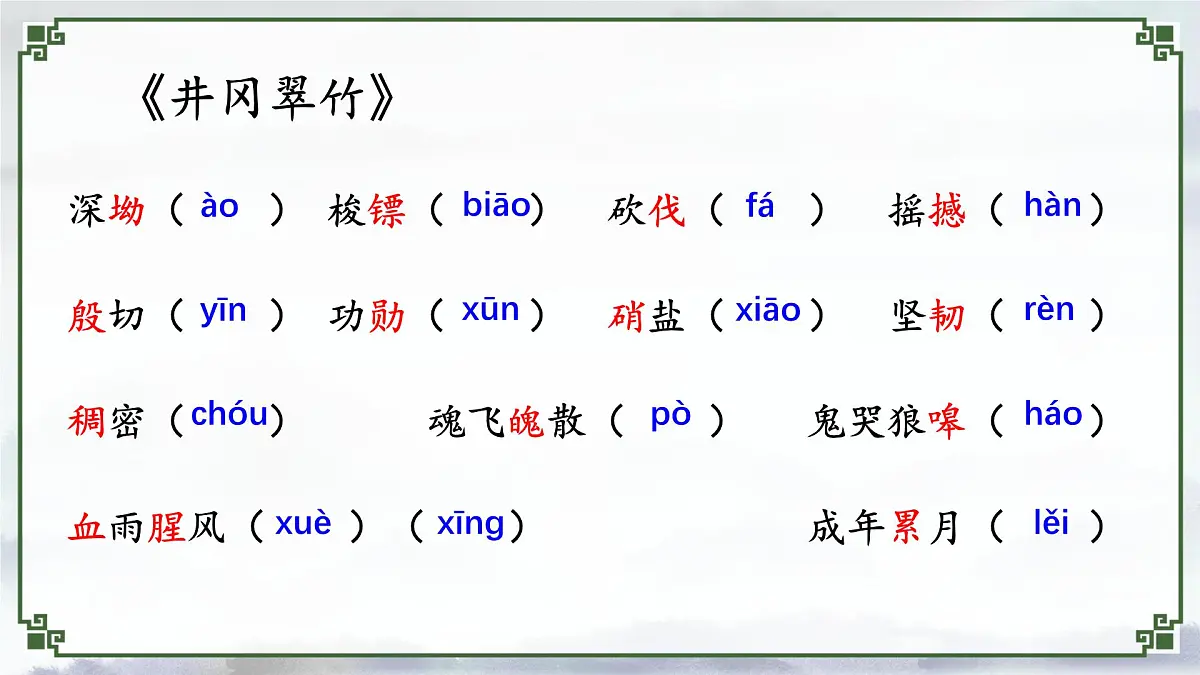 新人教部编版语文七下《第五单元》单元复习 课件第4页
