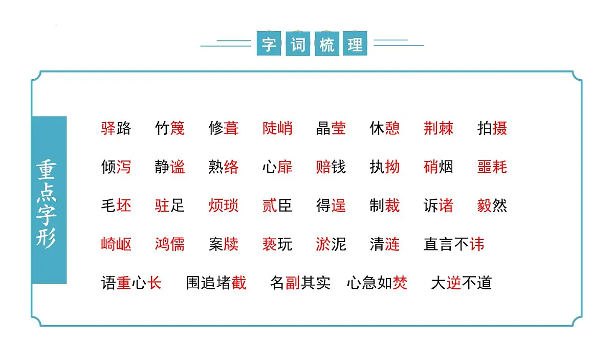 新人教部编版语文七下《第四单元》复习课件第8页