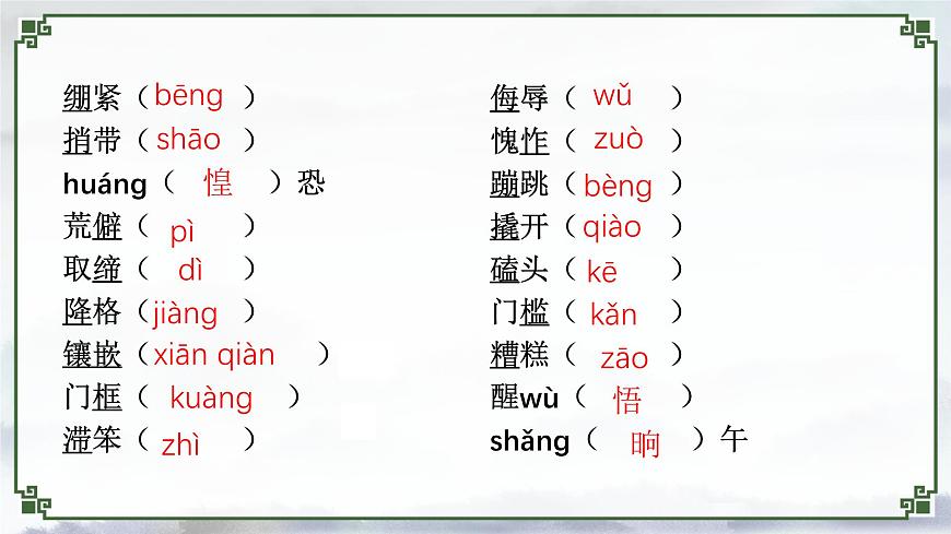 新人教部编版语文七下《第三单元》单元复习课件第5页