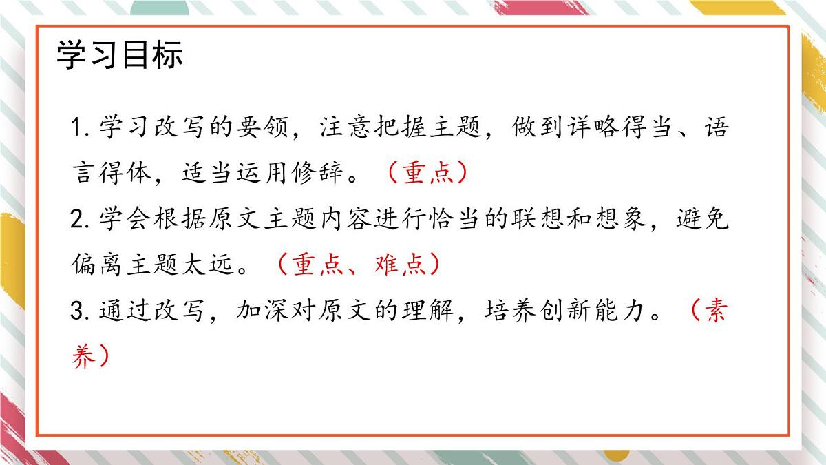 统编版九年级语文上册教学课件《写作 学习改写》第2页