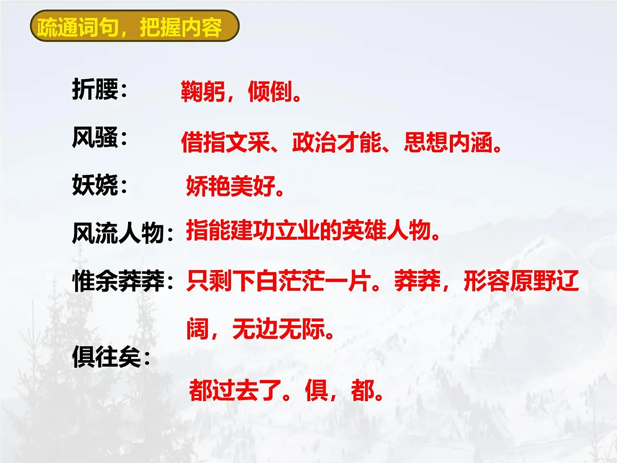 统编版九年级语文上册教学课件《沁园春 雪》第8页