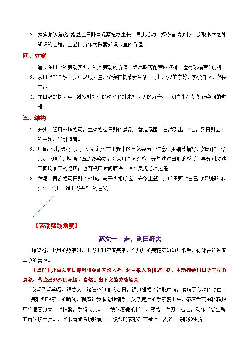 2025年广西中考作文（命题作文）-2025年中考语文作文深度解析与举一反三讲练（全国通用）第2页
