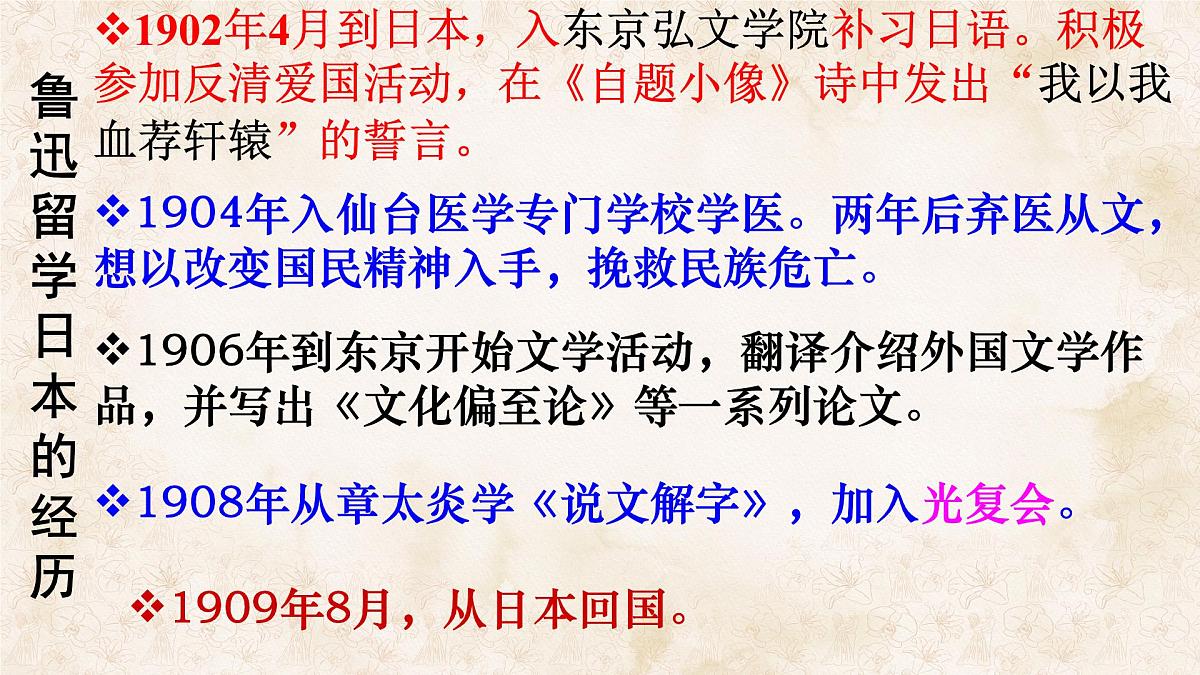 统编版八年级语文上册课件《藤野先生》第7页