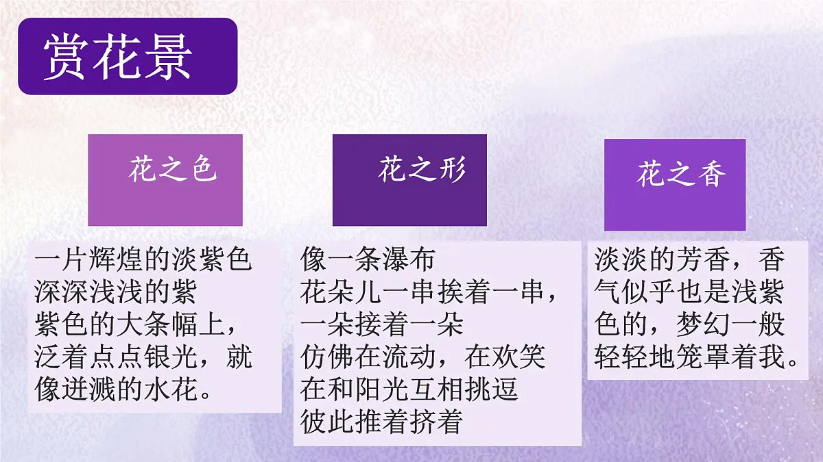 19 紫藤萝瀑布课件统编版七年级语文下册第7页