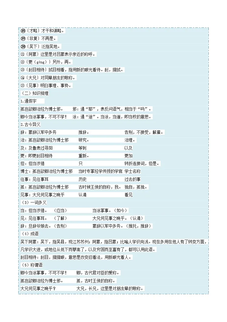 暑假作业04 《孙权劝学》（解析版）第2页