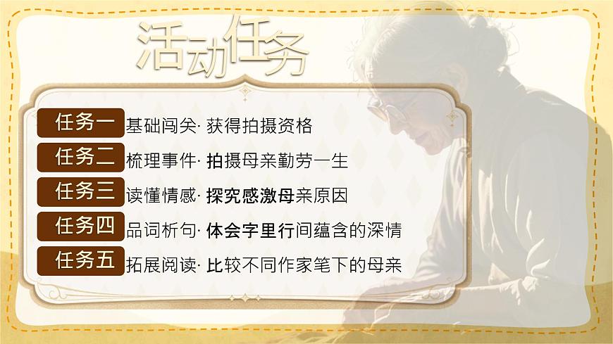 统编版八年级语文上册课件《回忆我的母亲》第4页