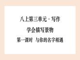 新人教部編語文八上 第三單元《學會描寫景物》課件（第1課時）