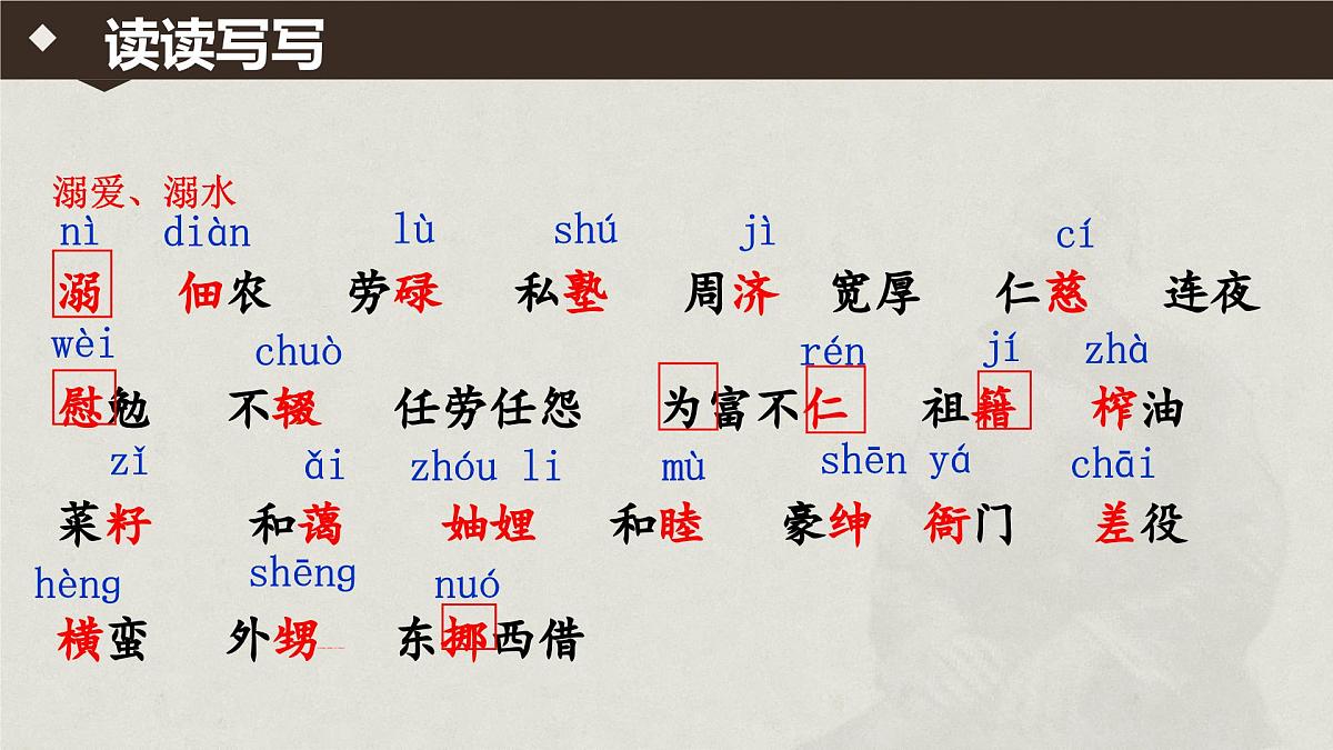 新人教部编语文七上 4-14《回忆我的母亲》 课件第8页
