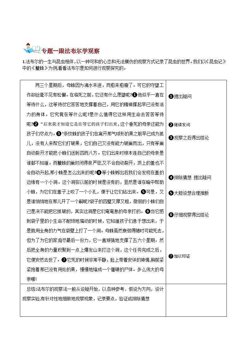 第05讲一《昆虫记》专题探究（学案）第2页