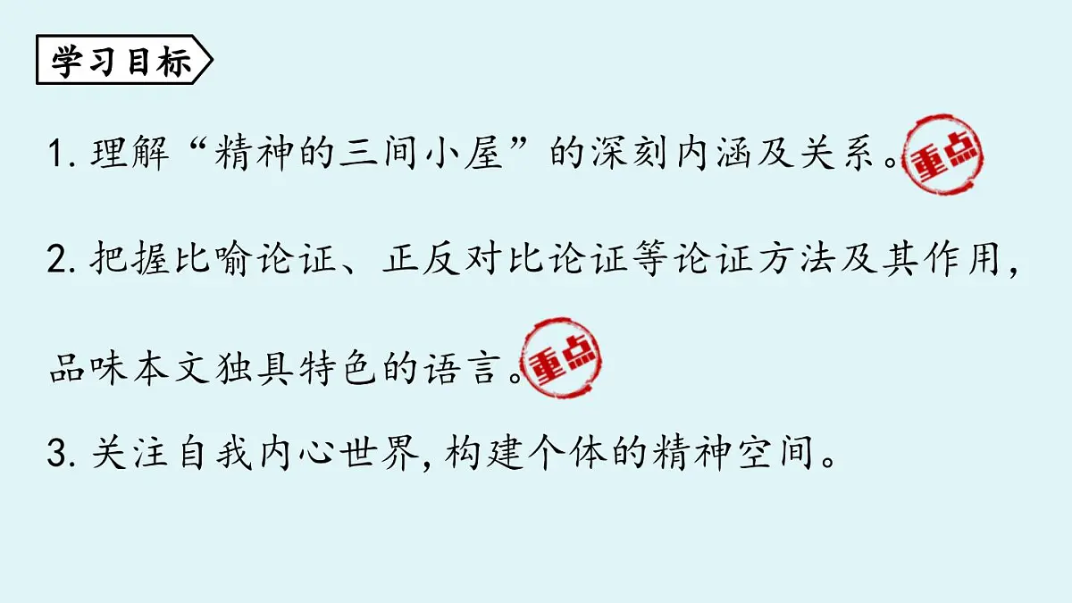 10 精神的三间小屋-2025—2026学年统编版语文九年级上册课件第6页