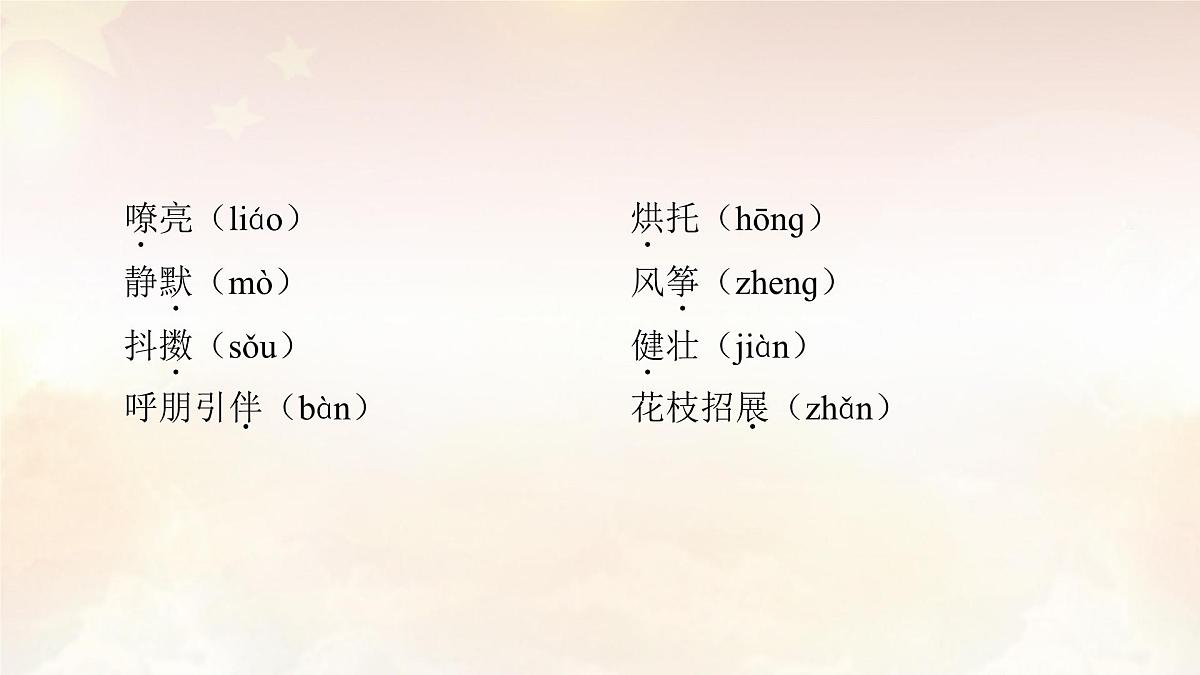 中考语文复习课件：专题一 字音、字形（七年级上）第7页