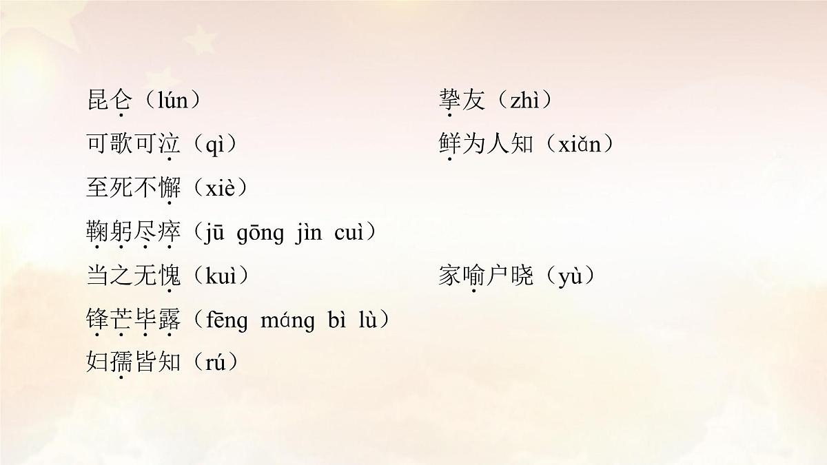 2026年中考语文复习专题一  字音、字形 课件（七年级下）第7页