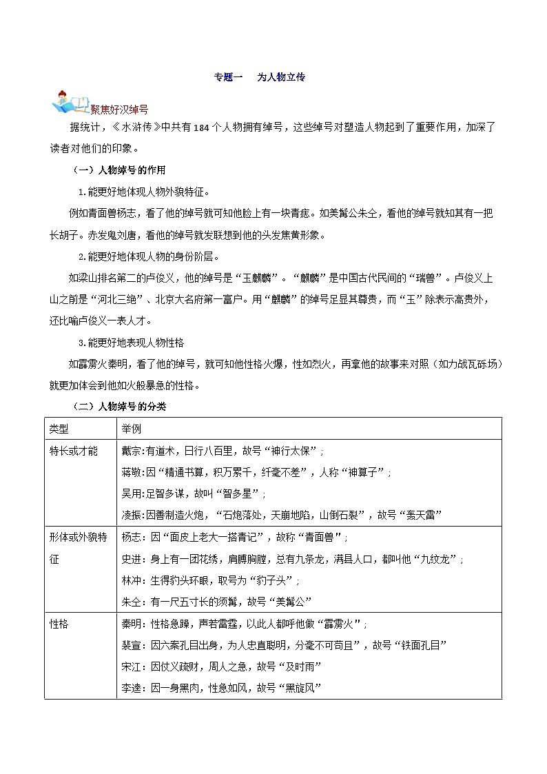 第05讲一《水浒传》专题探究 学案第2页