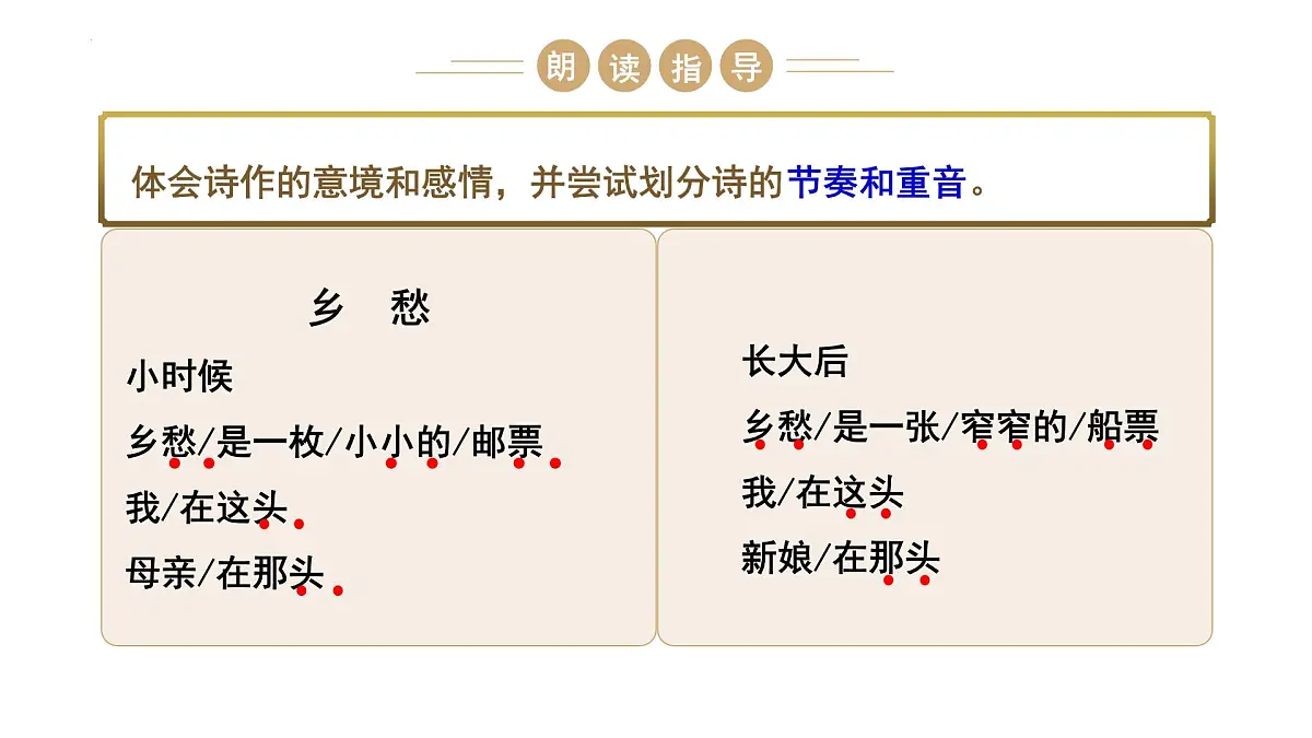 部编九年级云上册第一单元同步精品课件第4课《乡愁》 （余光中）第8页