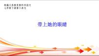 人教部编版（2024）七年级下册（2024）带上她的眼睛授课课件ppt