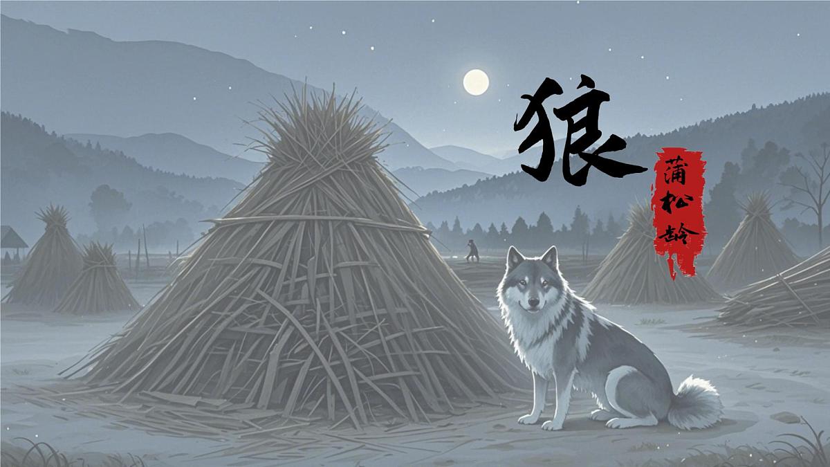 统编版七年级语文上册教学课件《第20课 狼》第1页