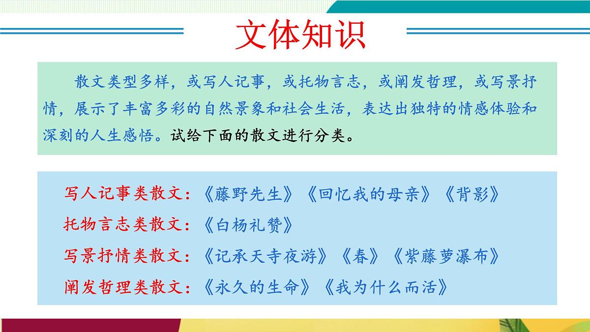 第17课   散文二篇（《永久的生命》《我为什么而活着》）（教学课件）第7页