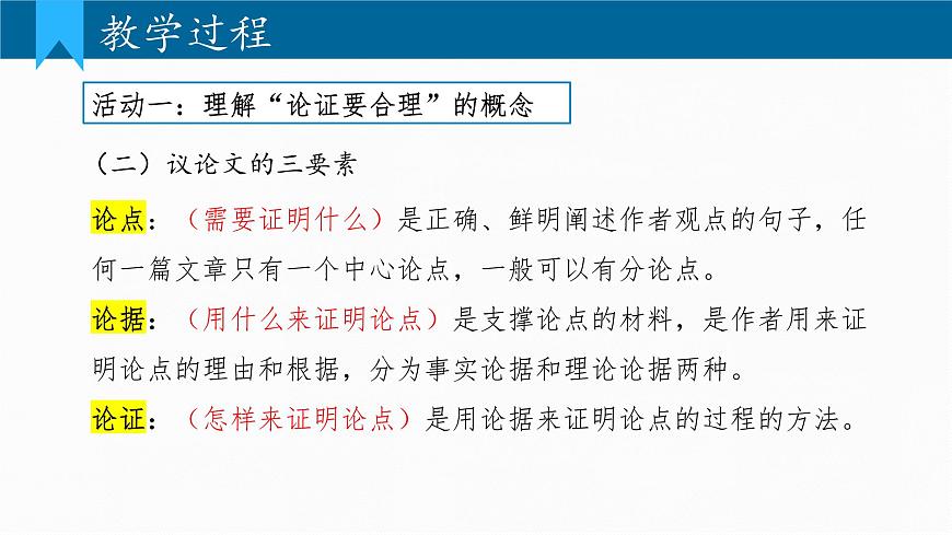 部编语文九年级上册第五单元课件   写作 论证要合理第4页