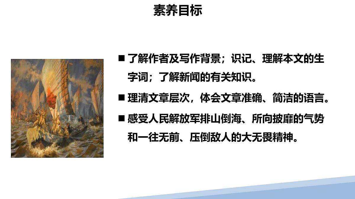 八上1 新闻二则 《我三十万大军胜利南渡长江》课件第2页