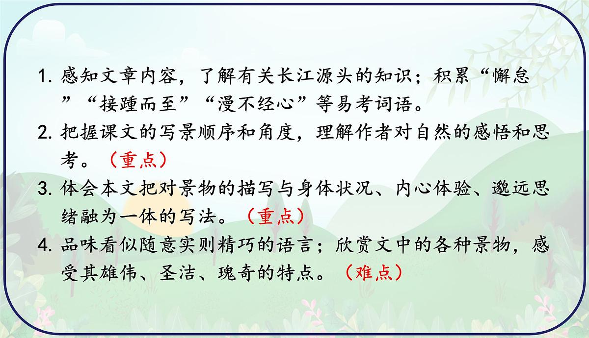 第18课《在长江源头各拉丹冬》课件-统编版语文八年级下册第2页