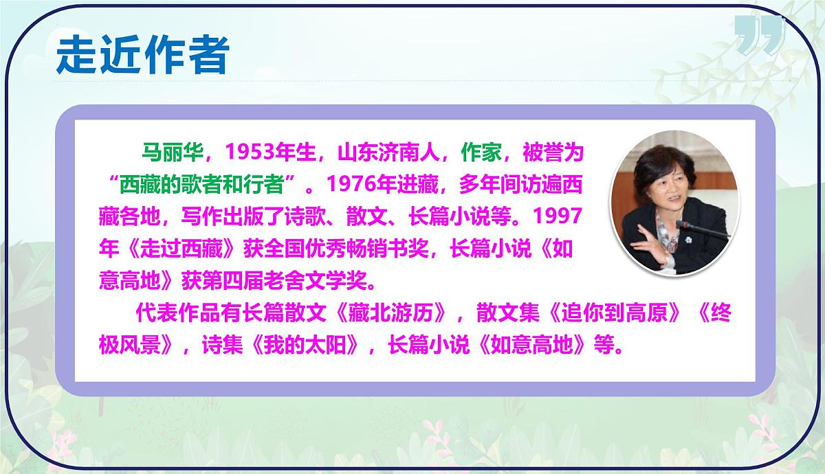 第18课《在长江源头各拉丹冬》课件-统编版语文八年级下册第3页