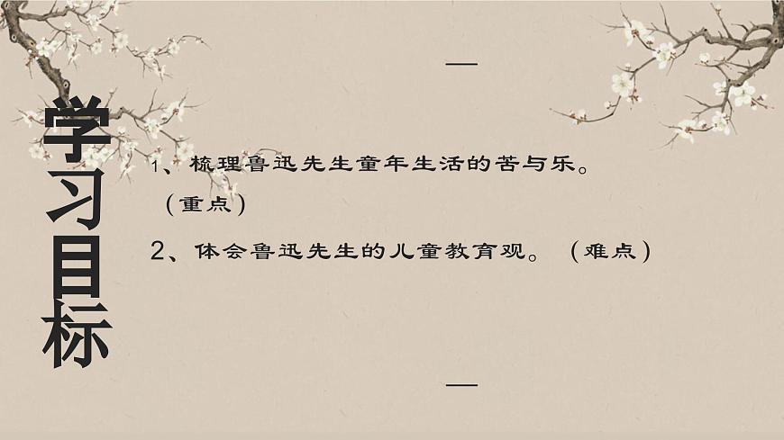 人教版初中语文七上第三单元《朝花夕拾》名著导读第二课时课件第2页