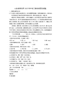 山东省青岛市2025年中考二模[中考模拟]考试语文试卷（解析版）