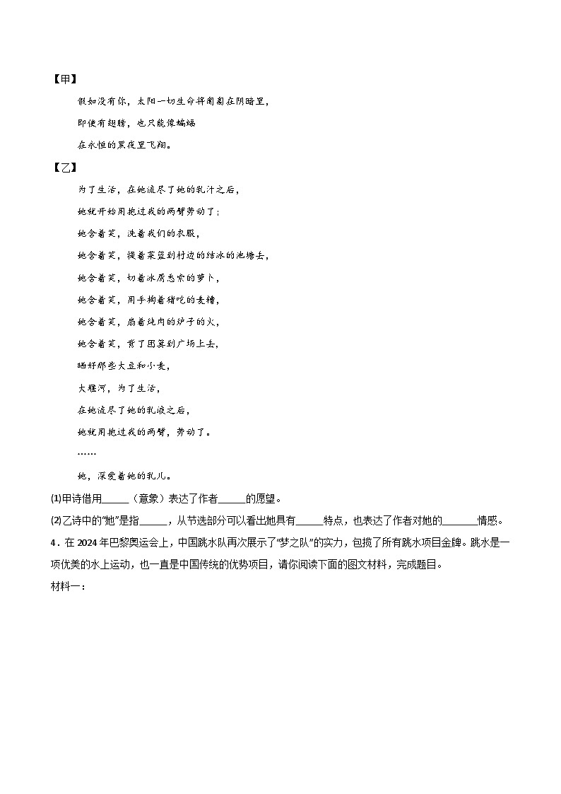 【9语期中】合肥市第三十八中学2024-2025学年九年级上学期期中语文试题第2页