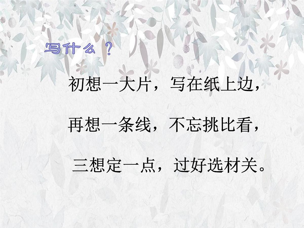 2026年中考语文复习作文专题之写作选材 课件第5页