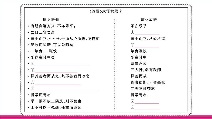 部编版语文七年级上册 第三单元阅读综合实践 习题课件（含答案）第7页
