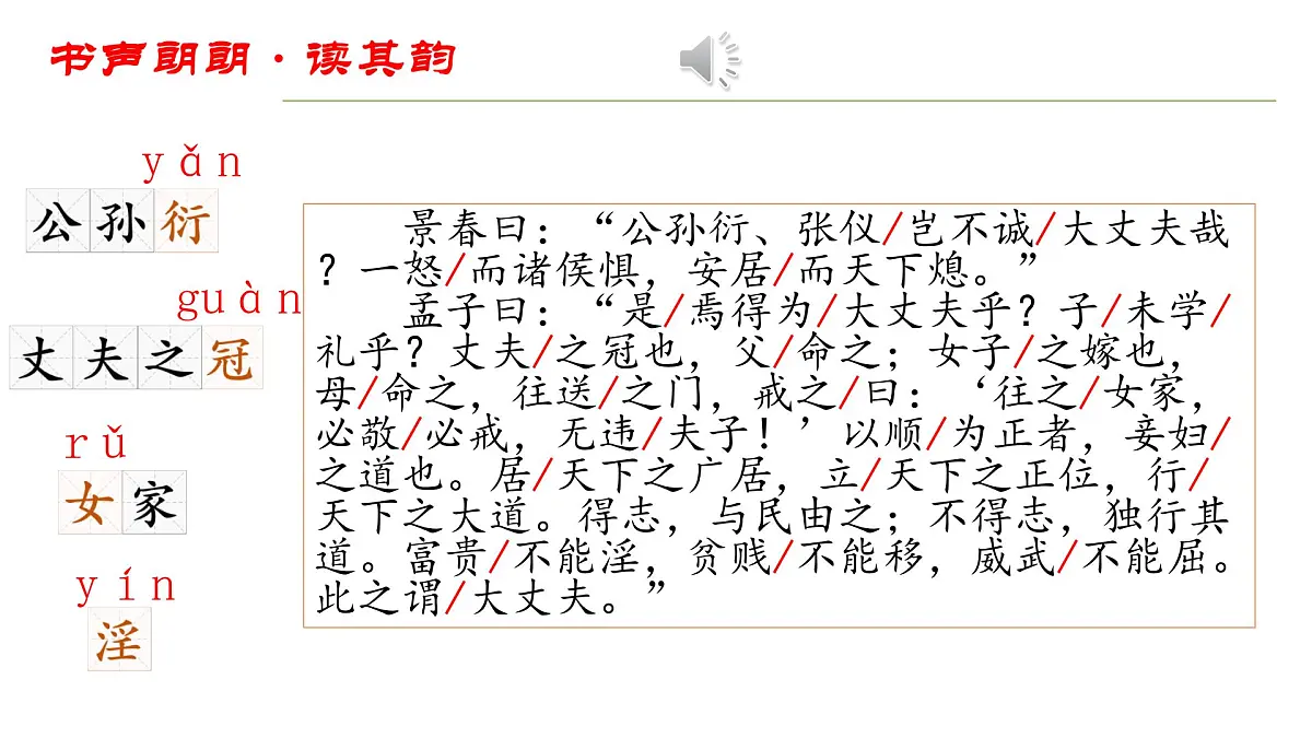 部编版初中语文八年级上册23富贵不能淫-课件第5页