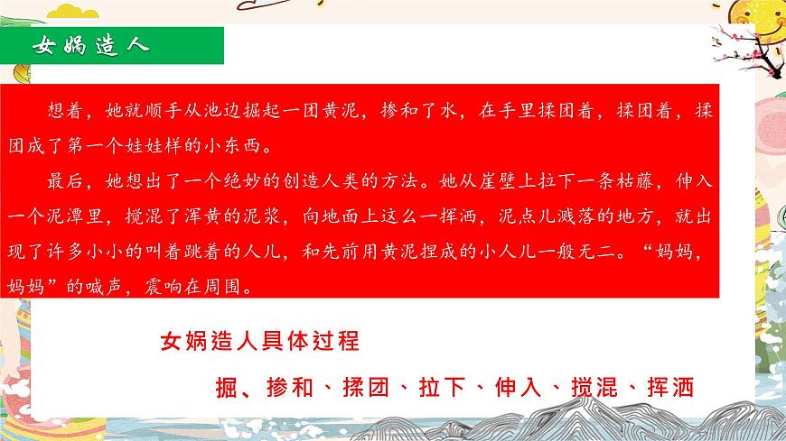 七年级上册语文部编版《女娲造人》课件第8页