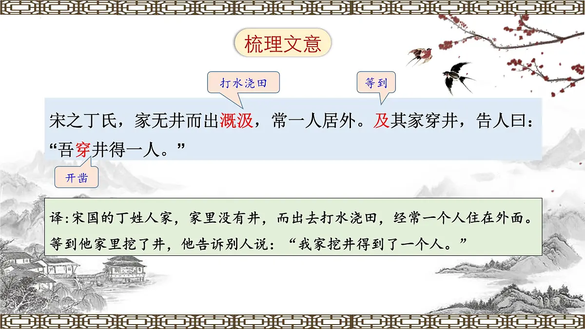 部编版七年级上学期语文24.《寓言四则之穿井得一人》课件第5页