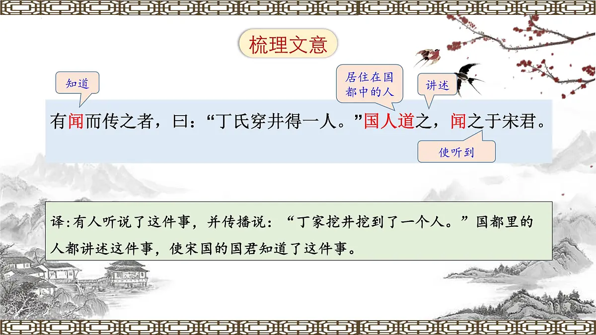 部编版七年级上学期语文24.《寓言四则之穿井得一人》课件第6页