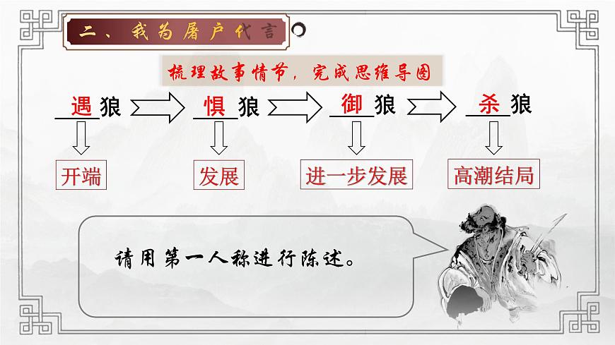 七年级上册语文部编版《狼》课件第4页