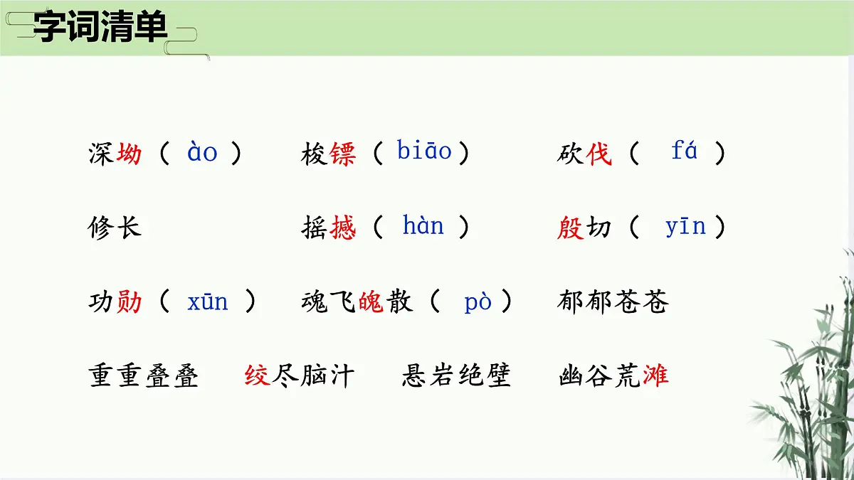 第18课《井冈翠竹》课件 2025-2026学年统编版语文七年级下册第6页