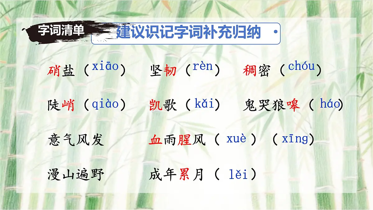 第18课《井冈翠竹》课件 2025-2026学年统编版语文七年级下册第7页