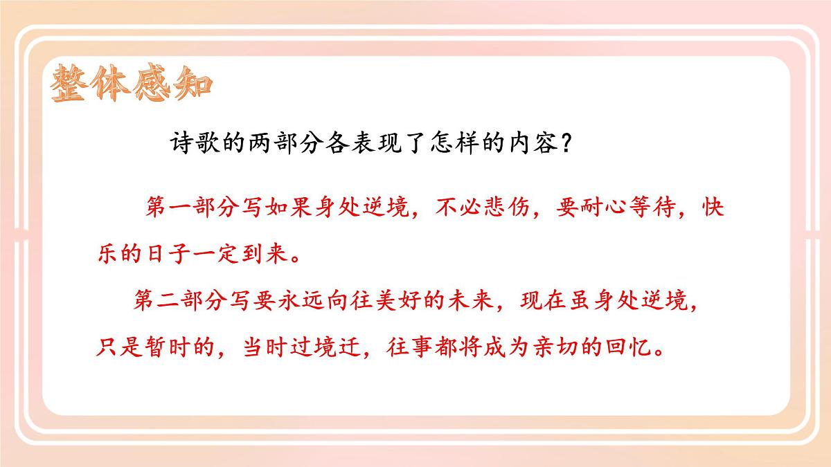 第20课《外国诗二首》课件 2024—2025学年统编版语文七年级下册第8页