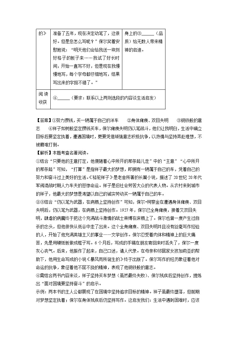 【语文】福建省晋江市2024-2025学年七年级下学期期末考试试题（解析版）第2页