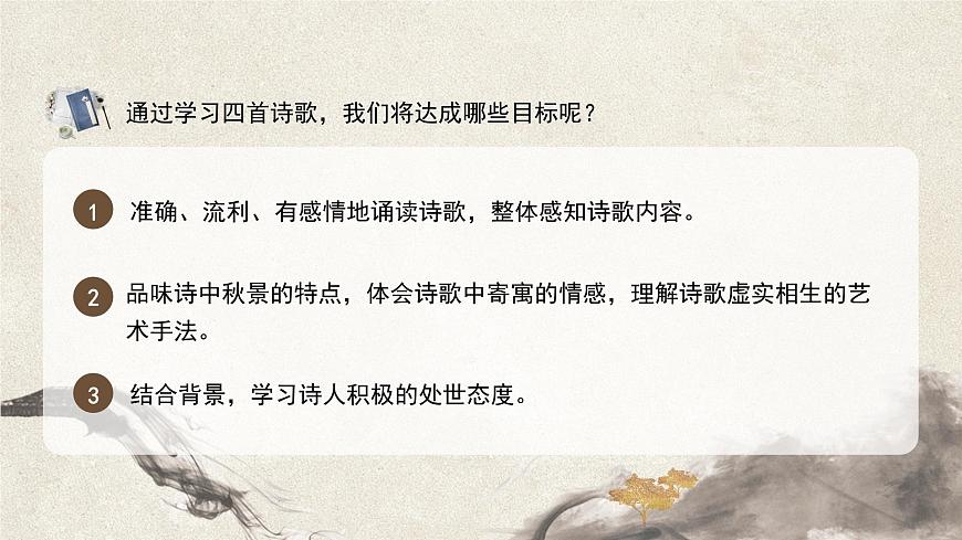 统编版（部编版）（2024）七年级语文上册第六单元课外古诗词诵读 课件第3页