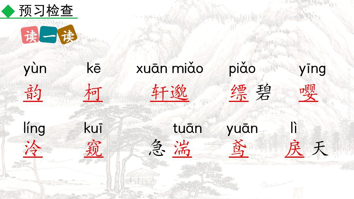 统编版语文八年级上册13 与朱元思书  课件第7页