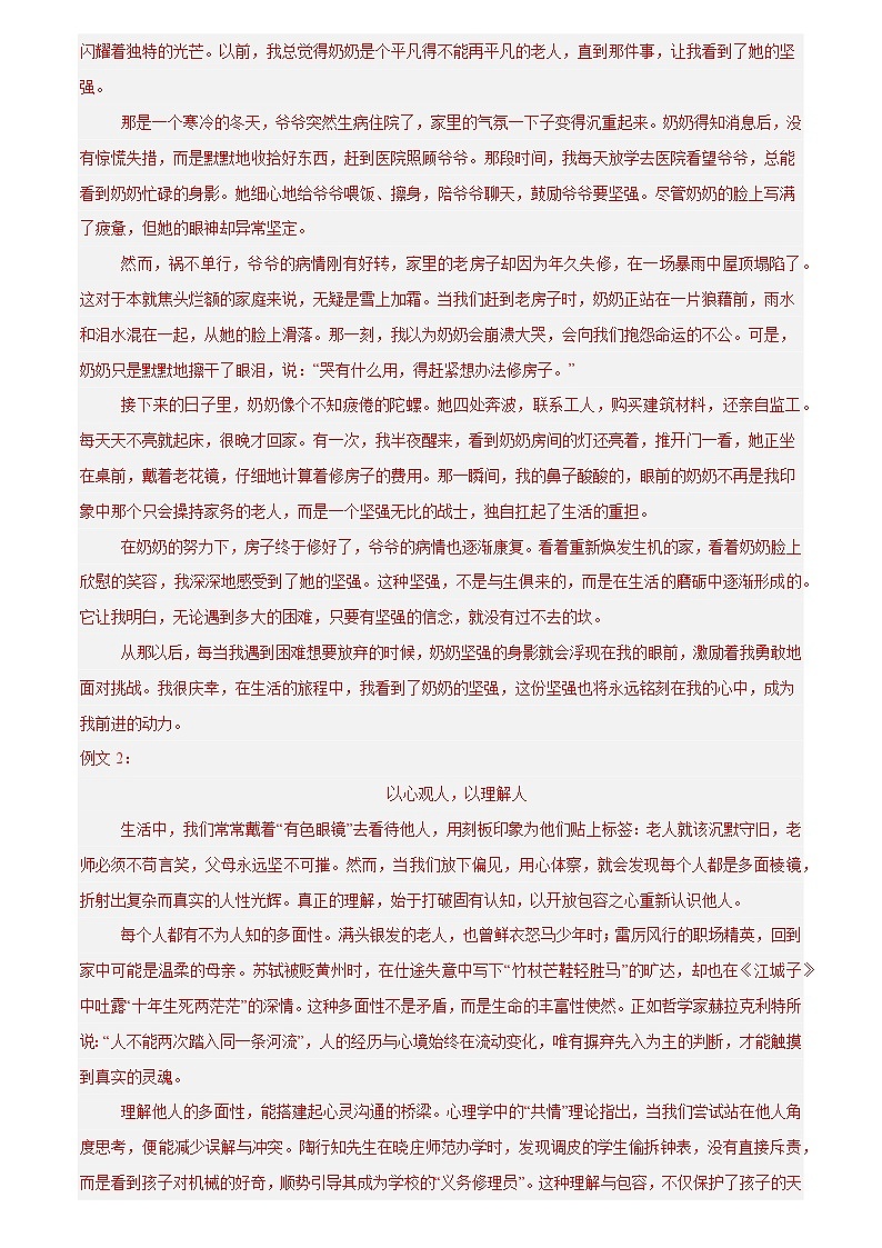 专题25 半命题作文(解析版)第3页
