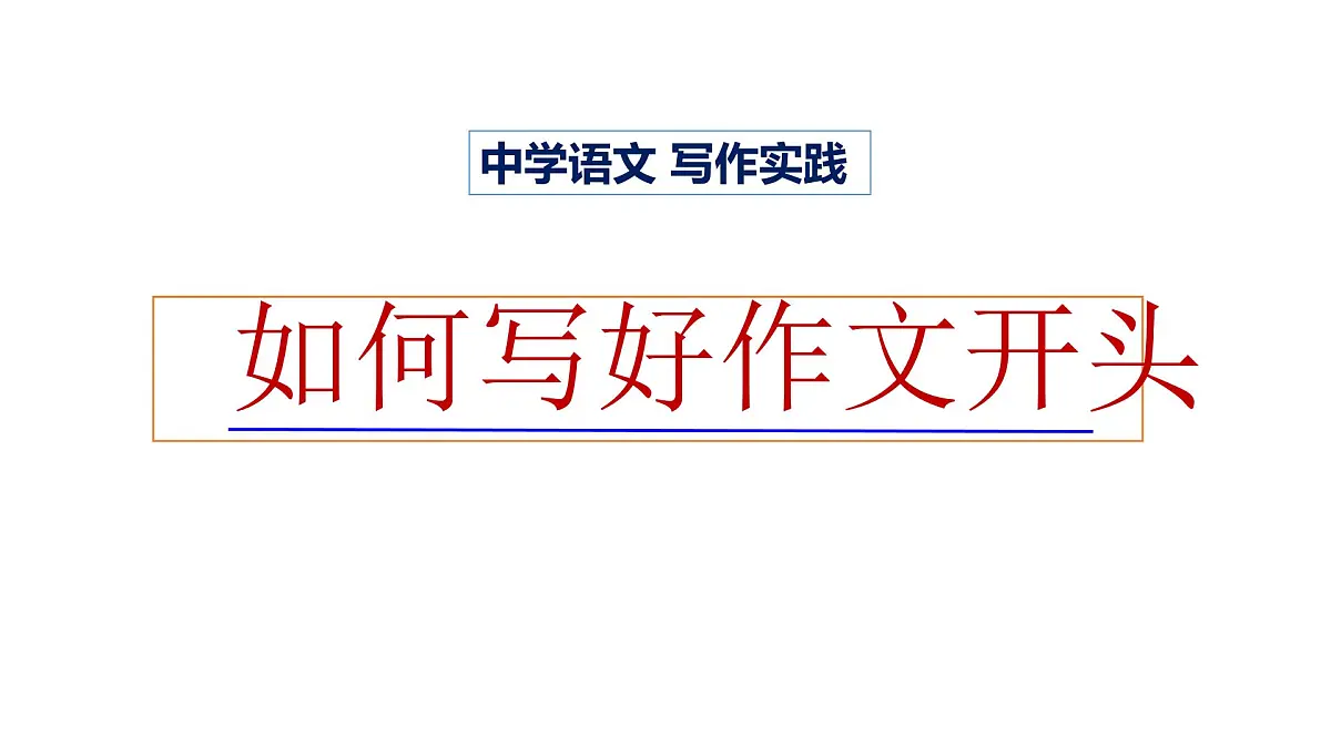 09 如何写好作文的开头（课件）2026中考语文 习作教学（2024统编版）第1页
