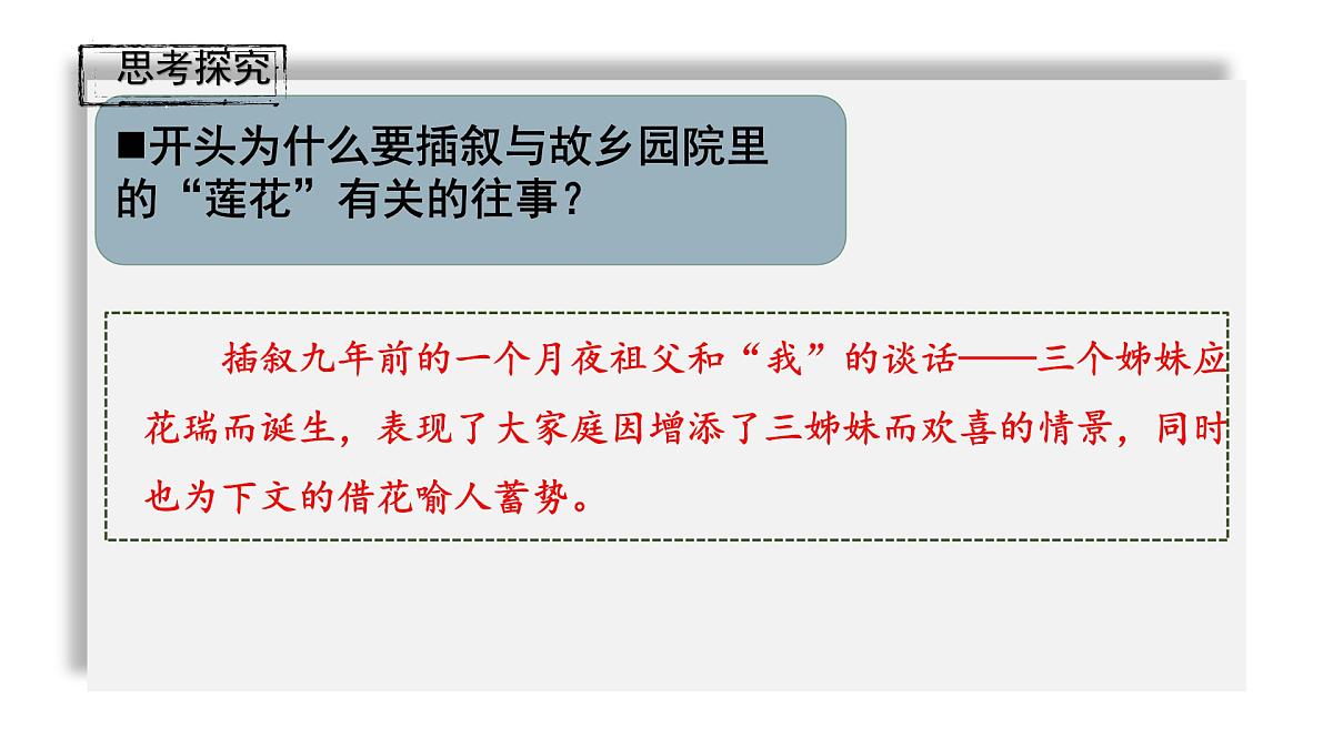 初中  语文  人教部编版（2024）  七年级上册（2024）  第二单元  7* 散文诗二首荷叶·母亲 课件第8页