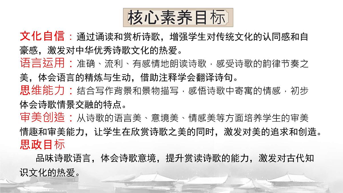 初中  语文  人教部编版（2024）  七年级上册（2024）  第一单元4. 古代诗歌四首 课件第3页