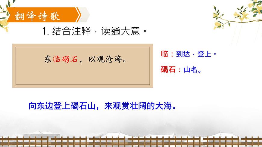 初中  语文  人教部编版（2024）  七年级上册（2024）  第一单元4. 古代诗歌四首 课件第7页