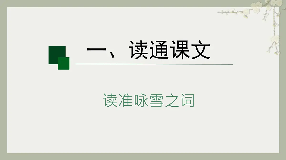 统编版（部编版）（2024）七年级语文上册8.1 咏雪 课件第3页
