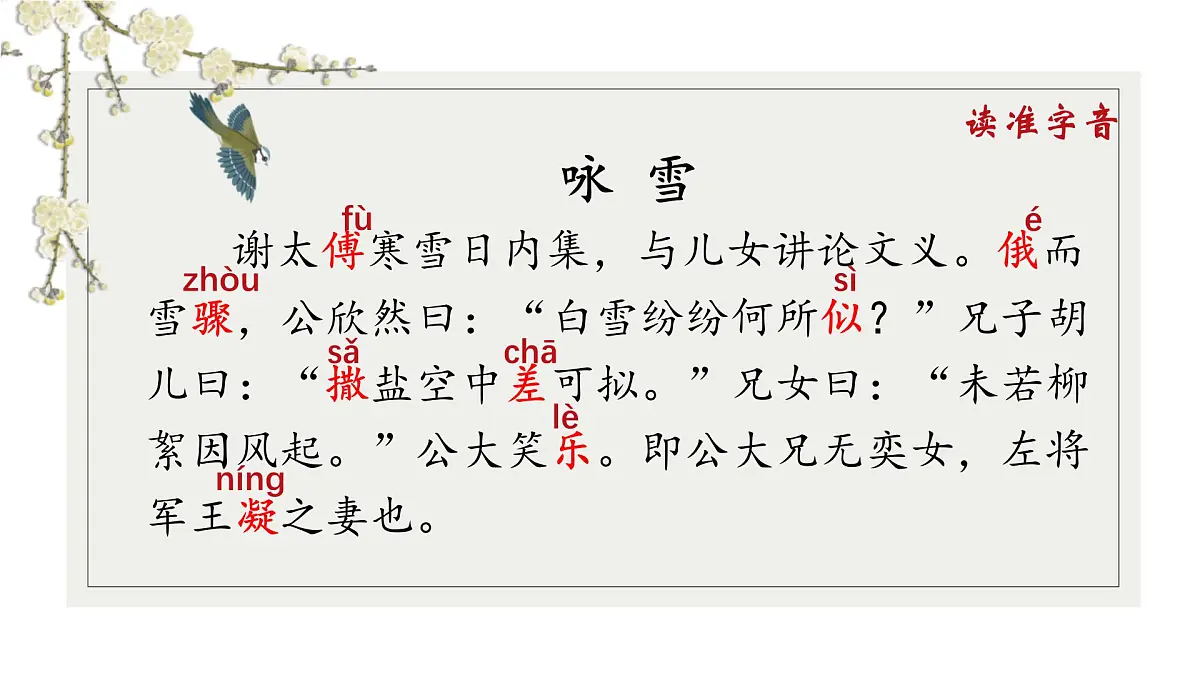 统编版（部编版）（2024）七年级语文上册8.1 咏雪 课件第4页