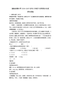 湖南省郴州市2024-2025学年八年级下学期期末考试语文试题（解析版）